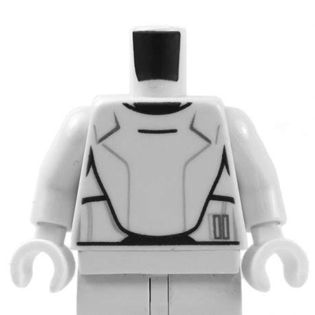 Lego Acessories Minifig White Torso Sw Armor Flametrooper Ep