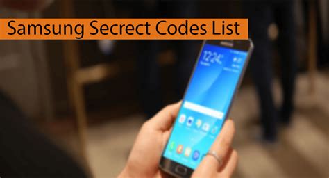 Most Useful Popular General All Universal Samsung Secret Codes And