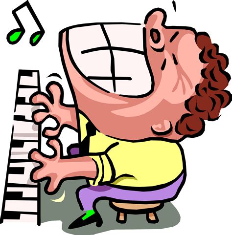 Clipart Piano Player