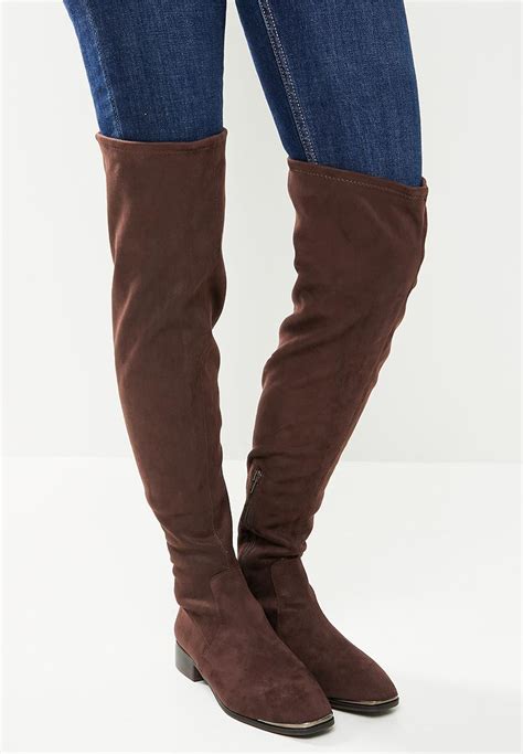 Sevaunna Over The Knee Boot 201 Dark Brown Aldo Boots