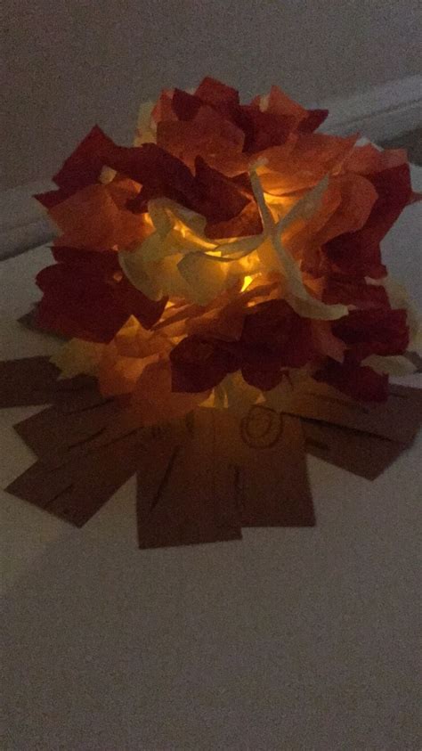 Tissue Paper Campfire