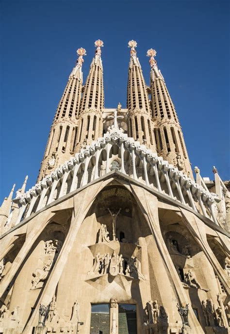 The Facade Of The Sagrada Familia The Most Iconic Landmark In