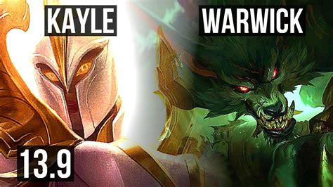 Kayle Vs Warwick Top 2 9m Mastery 1900 Games 3 1 3 Kr Master