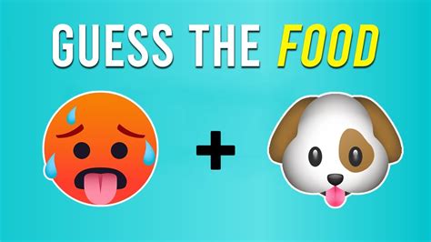 Can You Guess The Food By Emoji Food Emoji Quiz YouTube