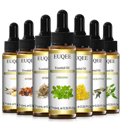 Euqee Aceite Esencial Vetiver De Or Gano Aceites Arom Ticos Para