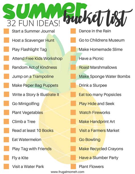 Bucket List Ideas For Teenagers