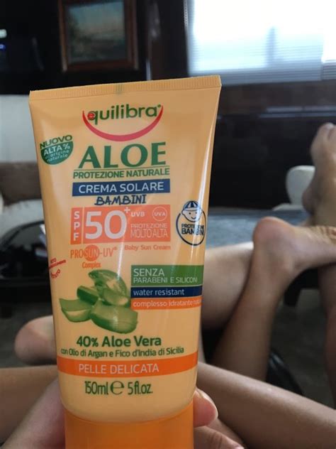 Equilibra Aloe Crema Solare Bambini SPF 50 Pelle Delicata 150 Ml