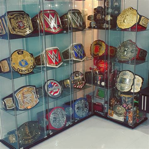 Wrestling belts display | Wrestling, Wwe, Sfondi