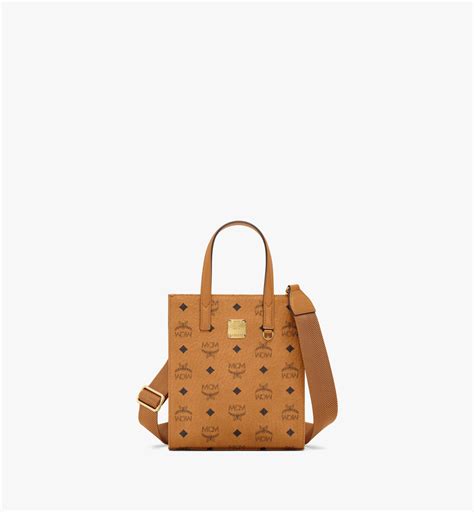 Mini Aren Tote In Visetos Cognac MCM TH