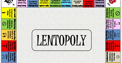 The Catholic Toolbox Lentopoly Game