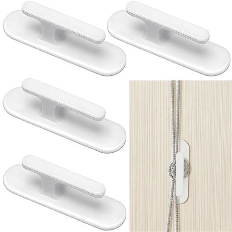 4 Pieces Cord Safety Blind Pull Cord Twister Window Cord Wrap Cleats Blind Cord Holder Curtain