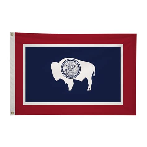 Wyoming State Flag - 2x3 Nylon Flag | Fly American Flags