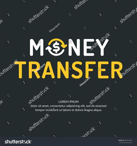 Modern Money Transfer Logo Emblem Vector Stock Vector (Royalty Free) 495623665 | Shutterstock