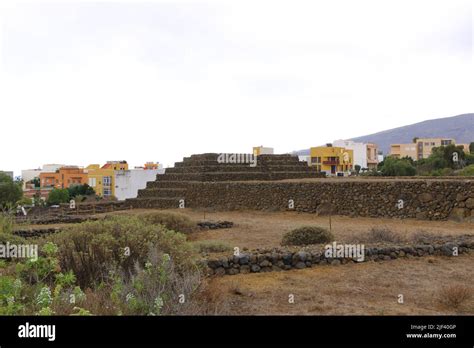 Ancient Guanche Guimar Pyramids In Tenerife Island Stock Photo Alamy