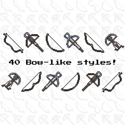 Bow Like Pixel Weapons By Xander ⚔️ Artist