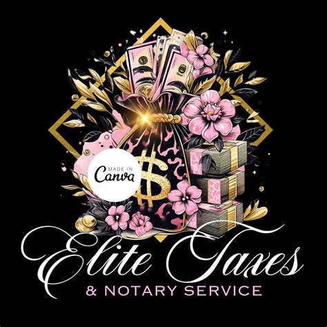 Tax Preparer Logo Tax Logo Diy Logo Business Logo Luxury Logo Glam