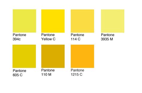 Design Practice Pantone Swatches I M Digging Yellow C 1215 C