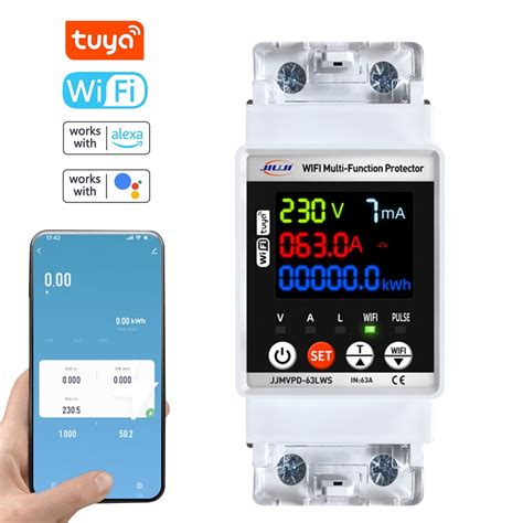 Tuya WiFi Automatic Reclosuring Protector Intelligent Circuit Breaker