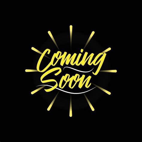 Coming Soon Design Vector Art PNG, Coming Soon Vector Template Design ...