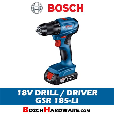 Bosch Cordless Drill Driver Gsr 185 Li Malaysia