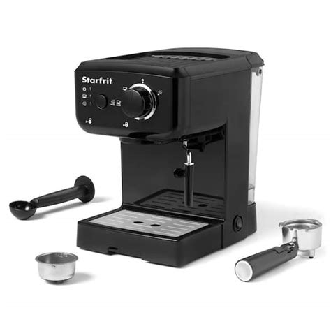 Starfrit 2 Cup Black Cappuccino And Espresso Machine 024005 001 0000