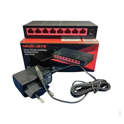 Switch Hub Mercusys Ms G Port Gigabit Mbps Shopee