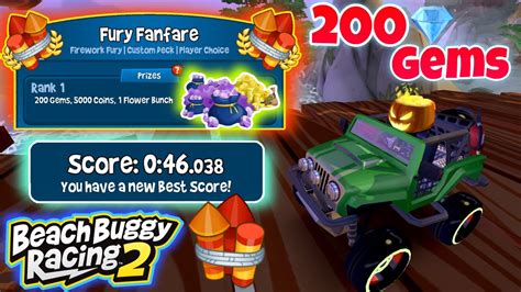 Fury Fanfare 200Gems Prize Machete MrHappy Beach Buggy