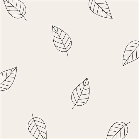 Premium Vector Seamless Pattern Of Leaves And Flowers