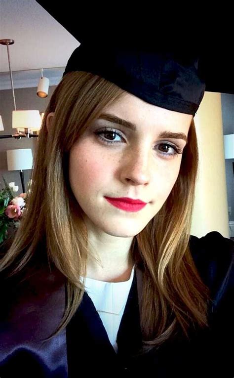 Emma Watson took a woman to her graduation as bodyguard.