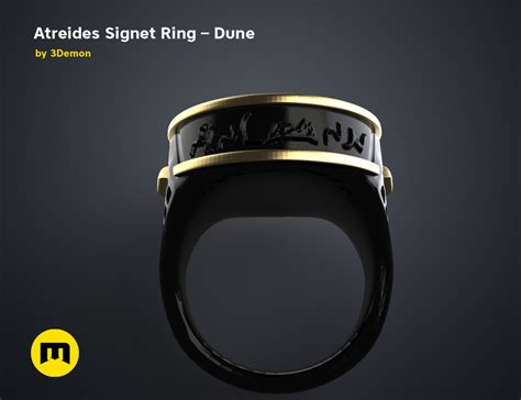 Atreides Signet Ring Dune By 3demon Download Free Stl Model