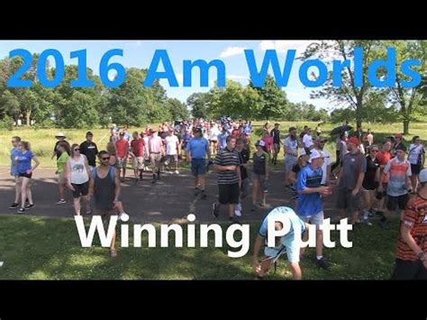 2016 PDGA Amateur World Championships Winning Putt Advanced Men