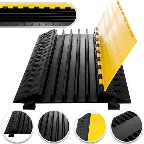 Vevor Channel Cable Protectors Extreme Rubber Cable Ramps Heavy Duty