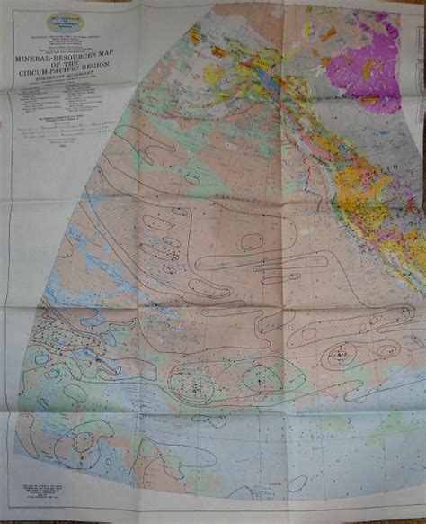 Mineral Resources Map of the Circum-Pacific Region: Northeast Quadrant