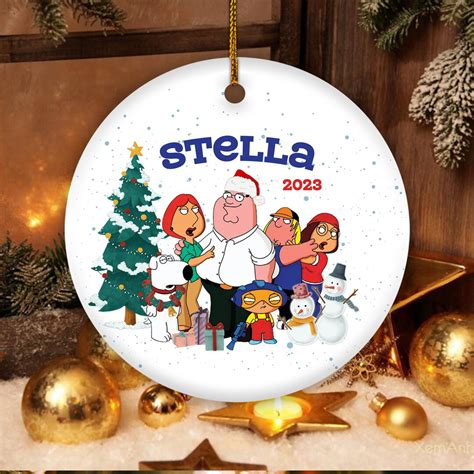 Custom Family Guy Ornament 2023 Family Guy Christmas - Etsy