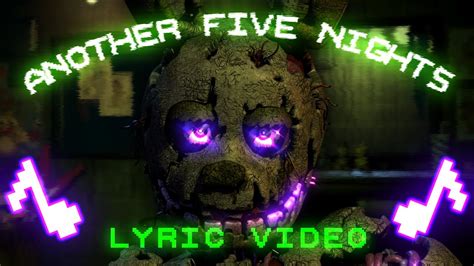 Fnaf 3 Rap Another Five Nights Jt Music [unofficial Lyric Video