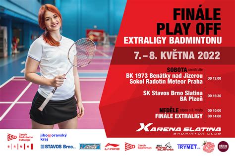 Pozvánka na finále extraligy do Brna badminton je badec cz