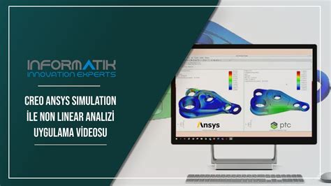 Creo Ansys Simulation Le Non Linear Analiz Uygulama Videosu Youtube