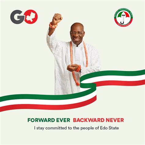 Obaseki Unveils Pdp Campaign Poster Pics Politics Nigeria