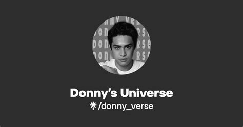 Donnys Universe Twitter Instagram Tiktok Linktree