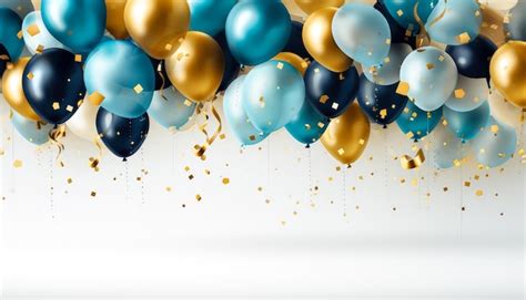 Premium AI Image | Congratulations background Birthday balloons background