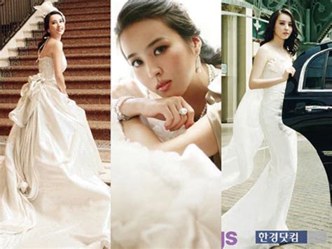 COOL PICTURES: Han Hye jin in Wedding Dress at the Instyle Weddings ...