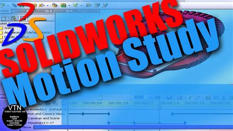 Motion Study 01 Activating Motion Study Solidworks Tutorial Youtube