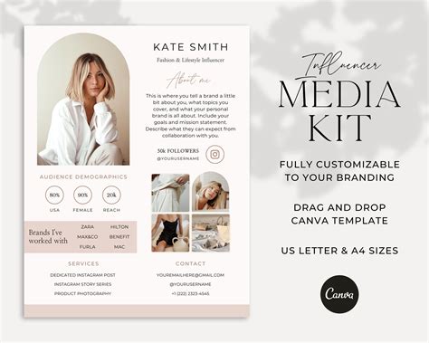 ️ More Media Kit Templates Etsyme3tuvbmk 😍 Get 30 Off When