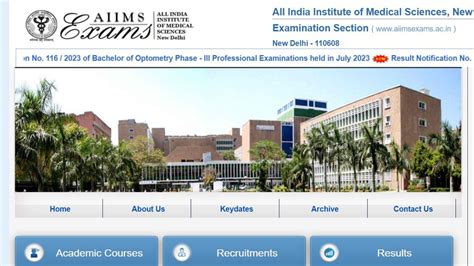 AIIMS MBBS Admissions 2023 Dates Released At Aiimsexams Edu In Check