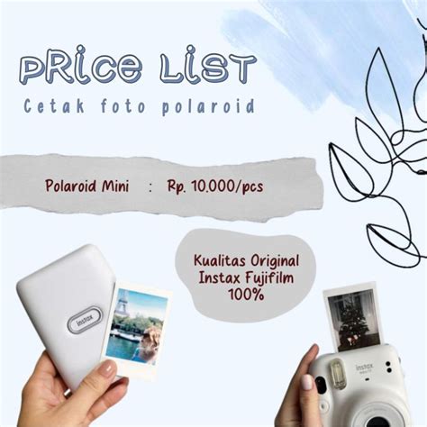 Jual Cetak Polaroid Original Instax Fujifilm Shopee Indonesia