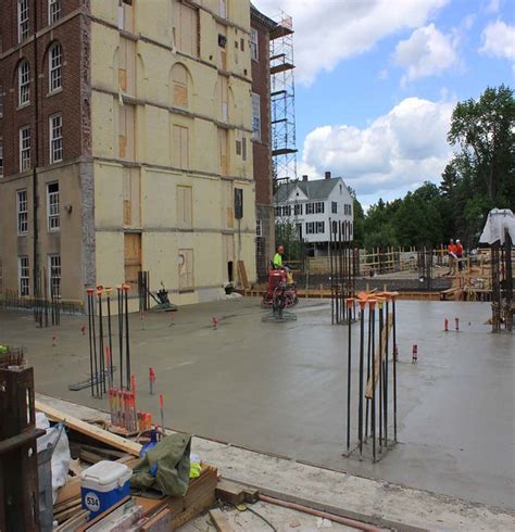 Big Day First Elevated Floor Pour Sawyer Library