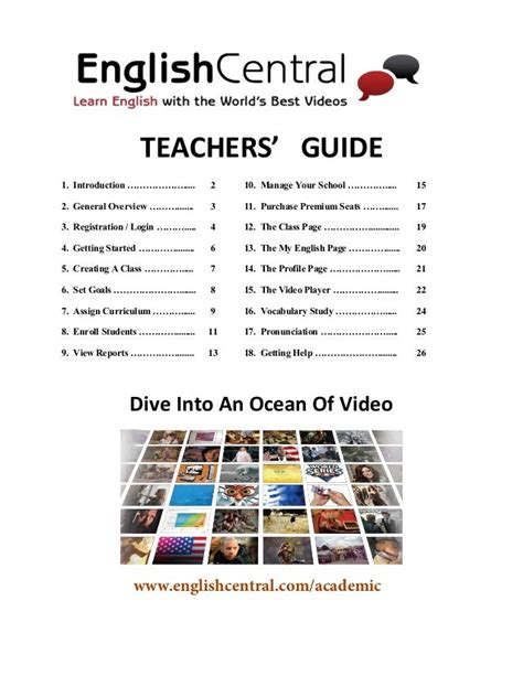 Teachers Guide