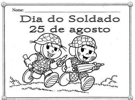 Dia Do Soldado Para Imprimir - 55+ Atividades para Imprimir e Colorir do Dia do Soldado