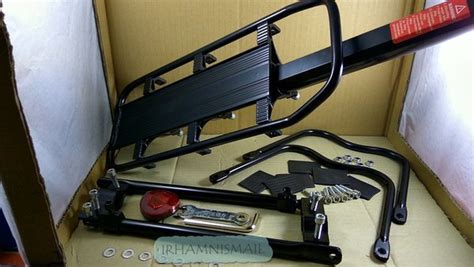 Jual Rak Bagasi Tas Pannier Knockdown 2 In 1 Barang Alloy Sepeda Di