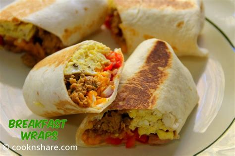 Breakfast Wraps - Cook n' Share - World Cuisines